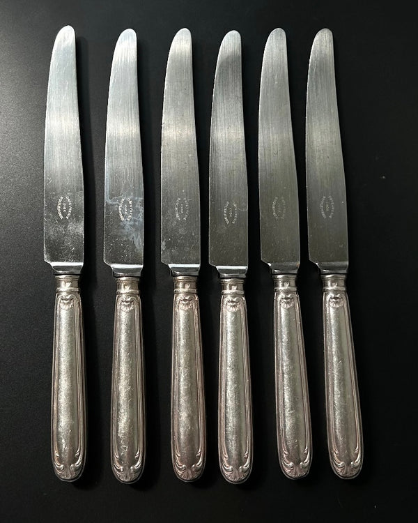 Set of Silver Plated Knives (6)
