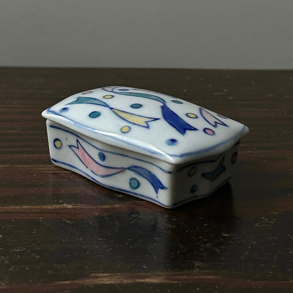 Hand Painted Porcelain Box