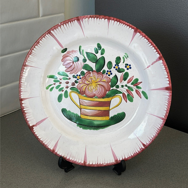 Antique Hand Painted French Plate