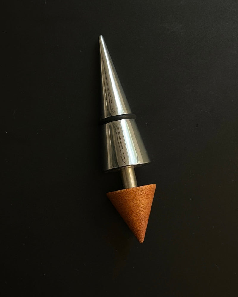 Metal and Wood Bottle Stopper