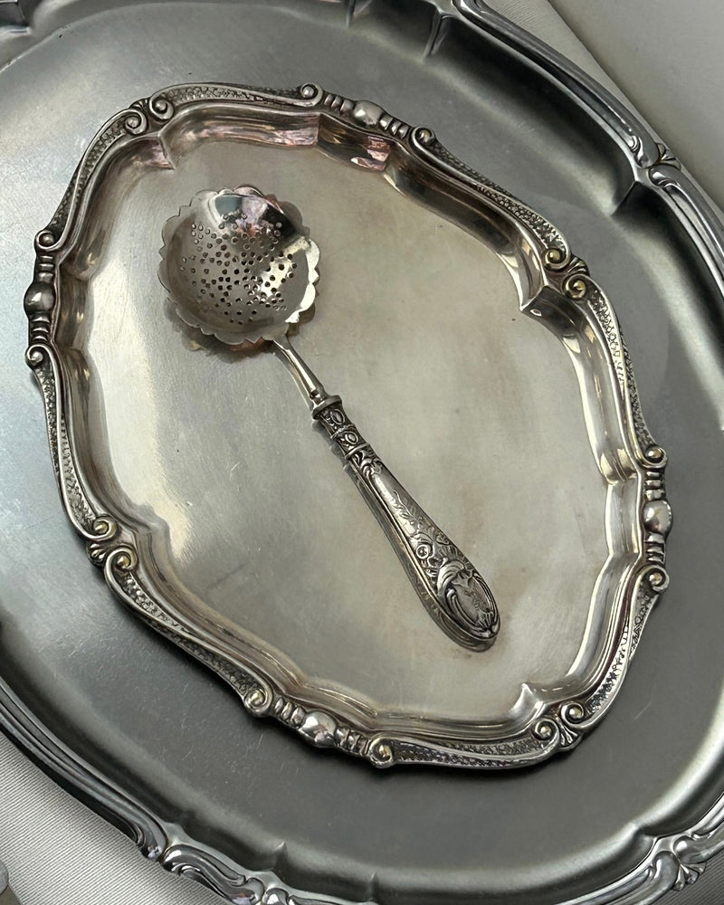 Silver Plated Ornate Tray (S)