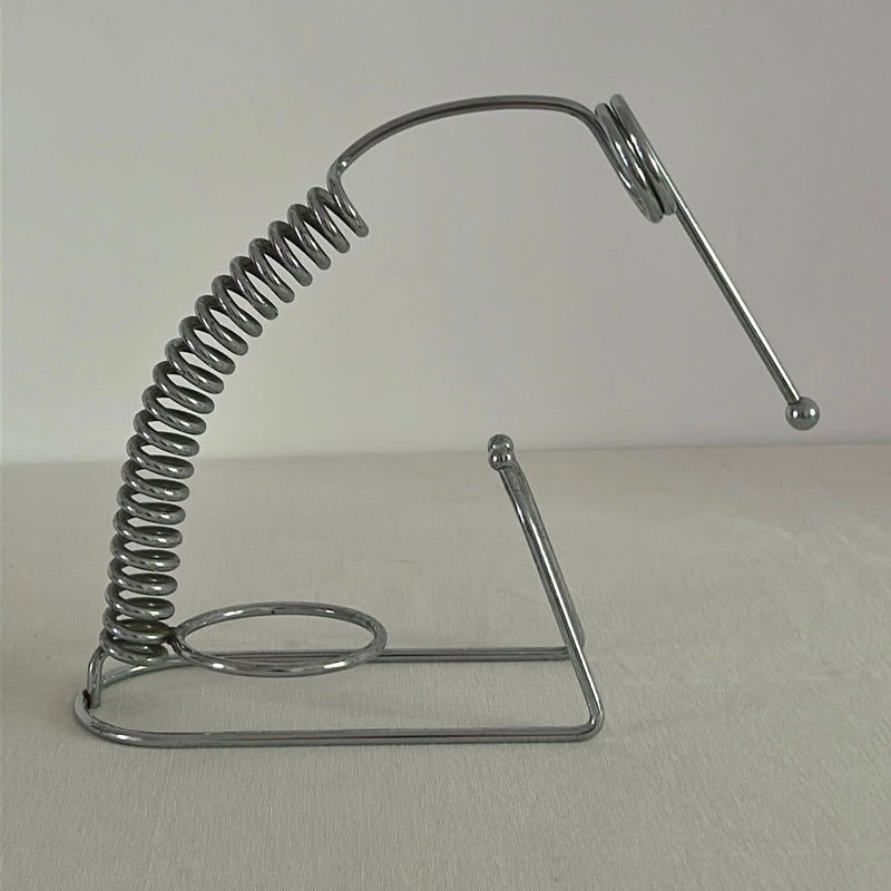 Post Modern Chrome Wine Bottle Holder