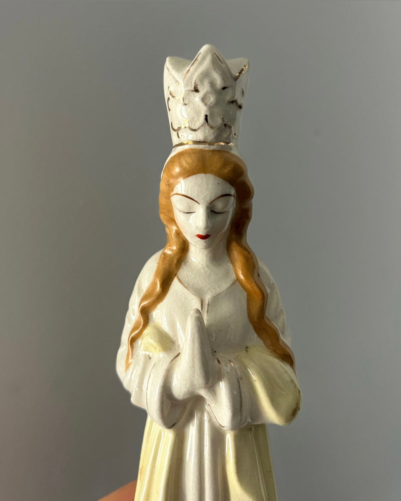 Ceramic Madonna Figurine