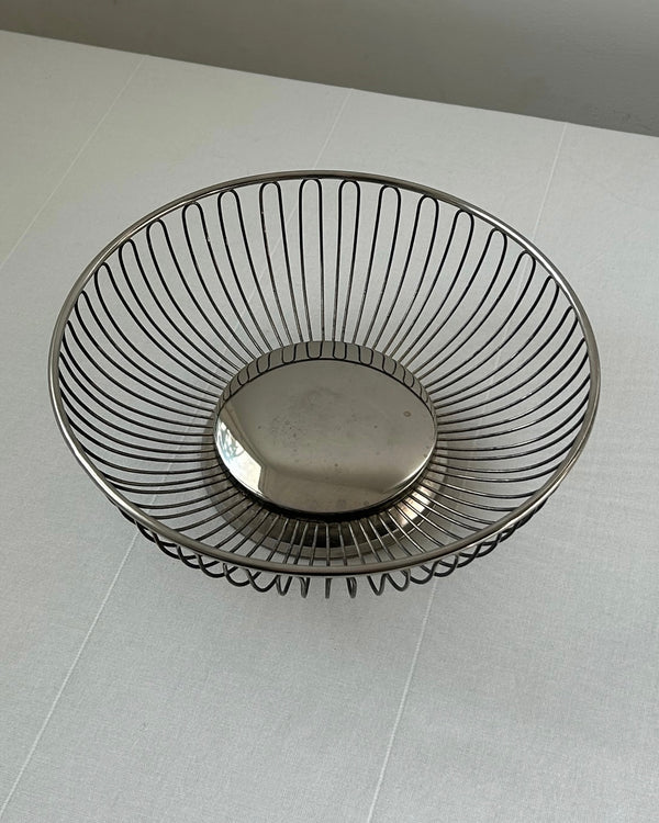 Silver Plated Bread Basket/Fruit Bowl (L)