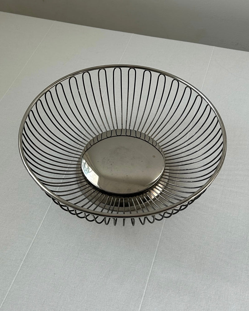 Silver Plated Bread Basket/Fruit Bowl (L)
