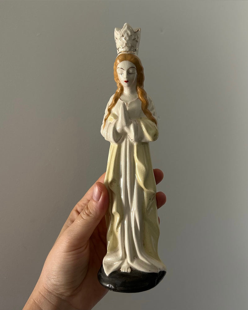 Ceramic Madonna Figurine