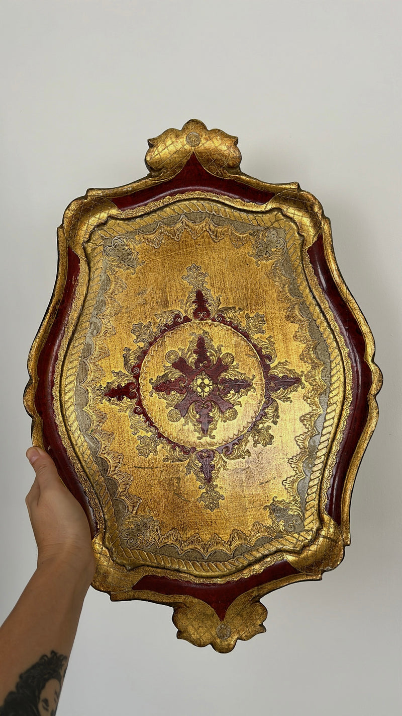 Large Papier-mâché Italian Tray (Florentine Tray)