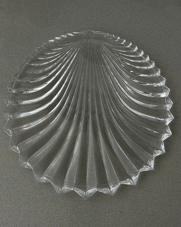 Large Villeroy & Boch Crystal Shell Platter