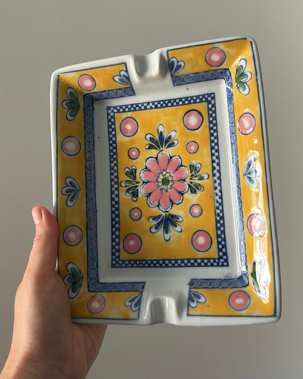 Hand Painted Ceramic Catchall tray