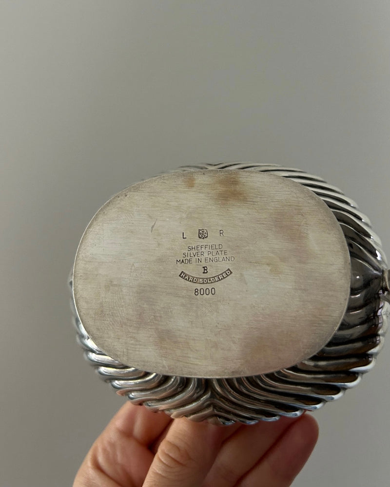 Art Deco Sheffield Silver Plated Creamer
