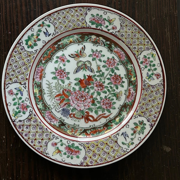 Large Hand Painted Chinese Porcelain Plate