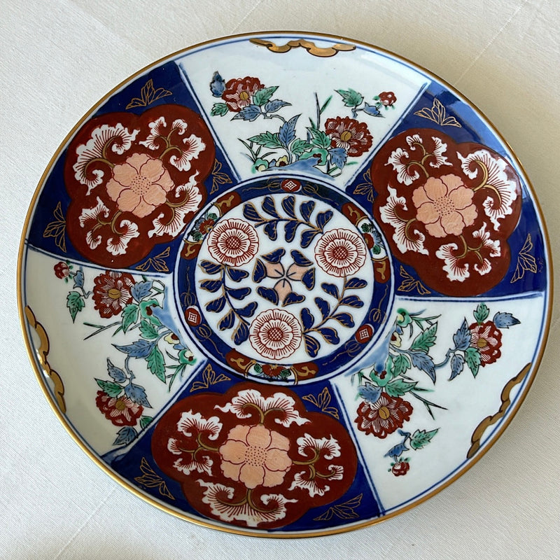 Rare Hand Painted Imari Big Decorative Plate