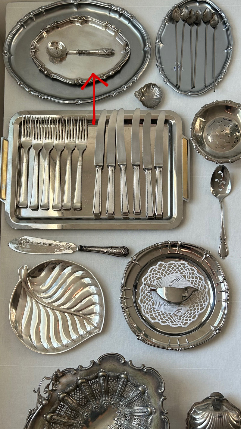 Silver Plated Ornate Tray (S)