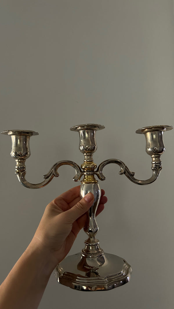 Silver Plated Candelabra