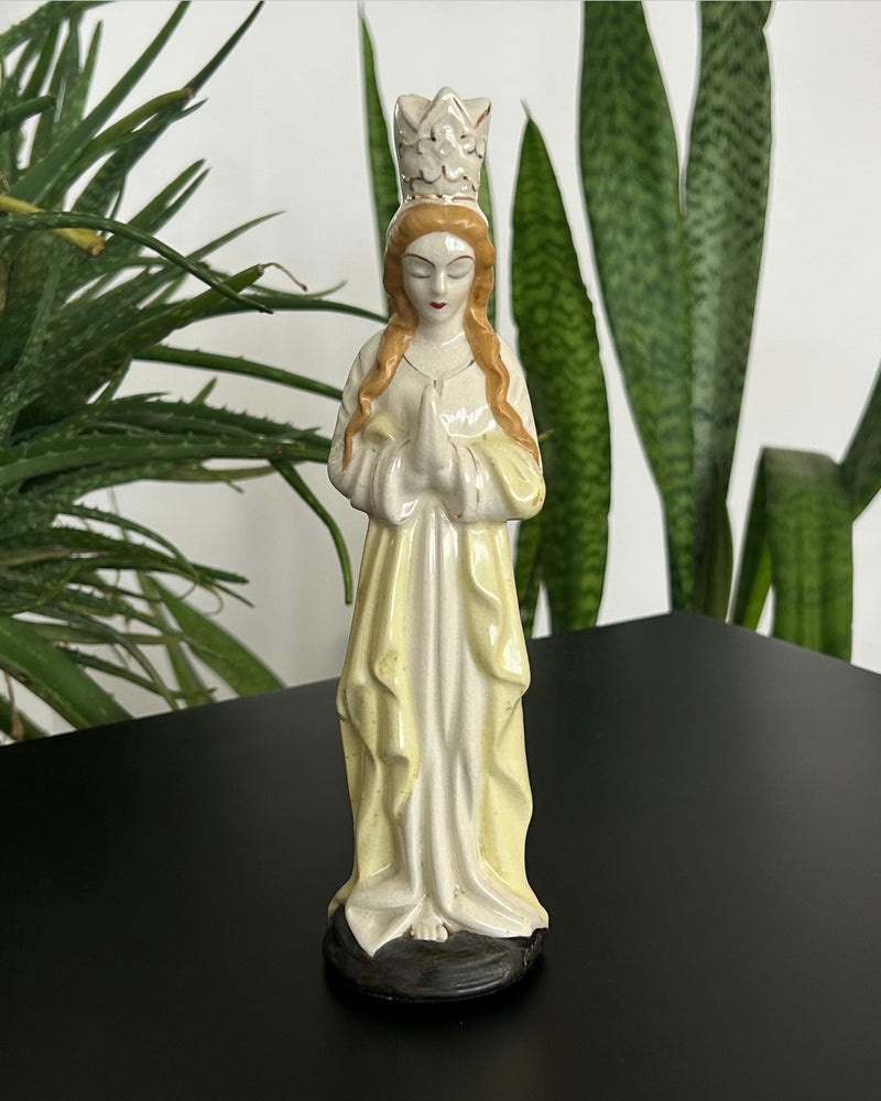 Ceramic Madonna Figurine