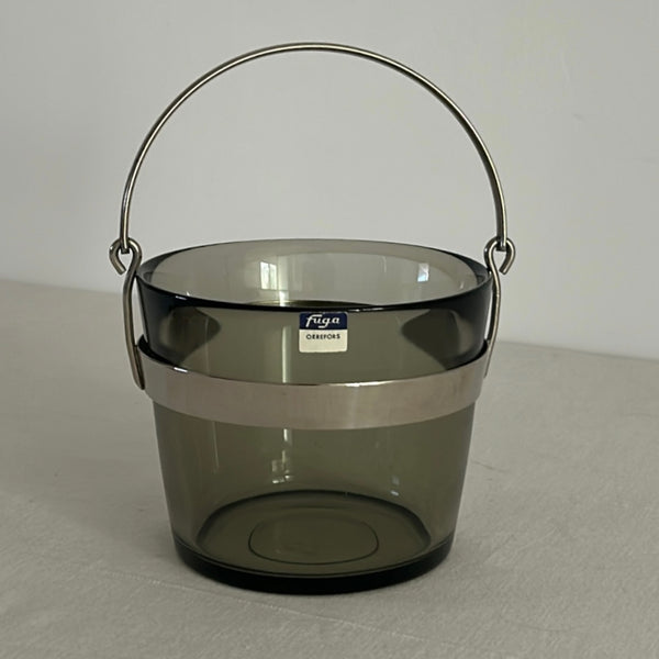 Mid Century Ice Bucket by Sven Palmqvist for Orrefors (Sweden)