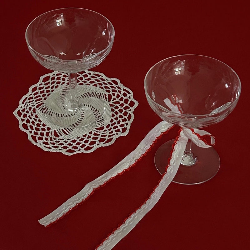 Pair Of French Crystal Coupes