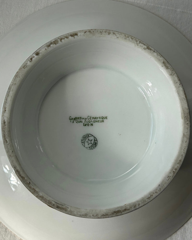 Limoges Porcelain Pedestal Bowl