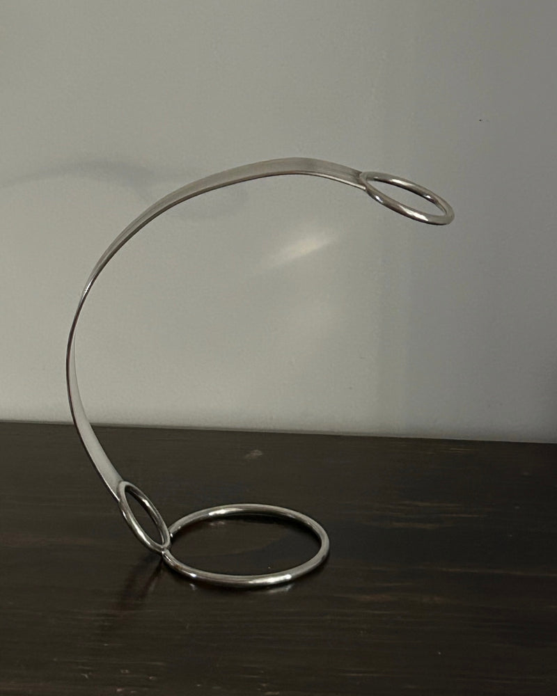 Modernist Silver Plated Wine Bottle Holder