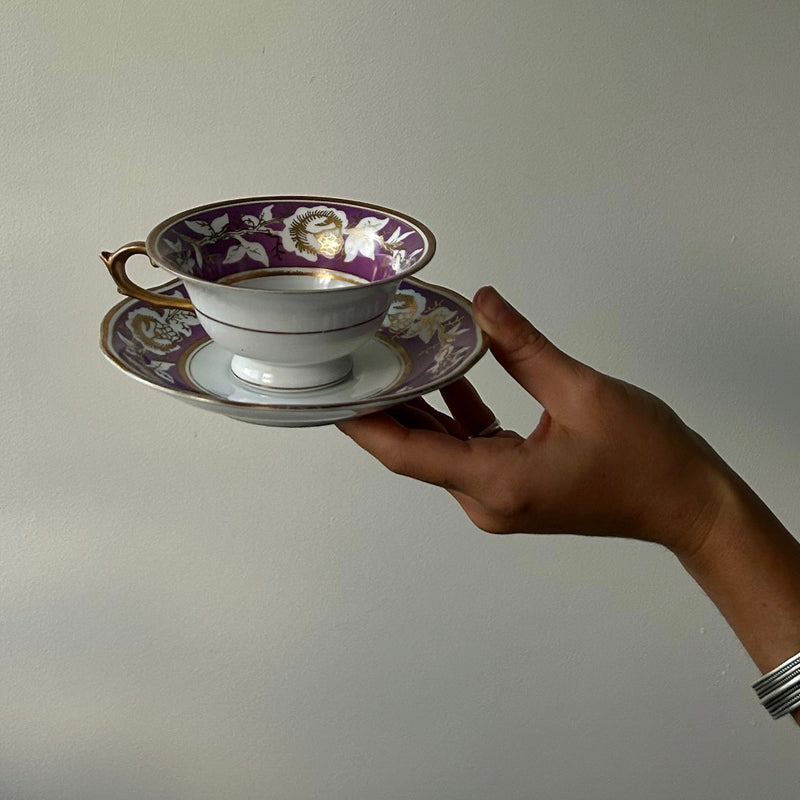 “GOLDROSE” Porcelain Cup & Saucer