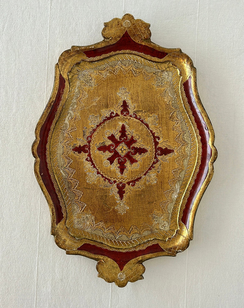 Large Papier-mâché Italian Tray (Florentine Tray)