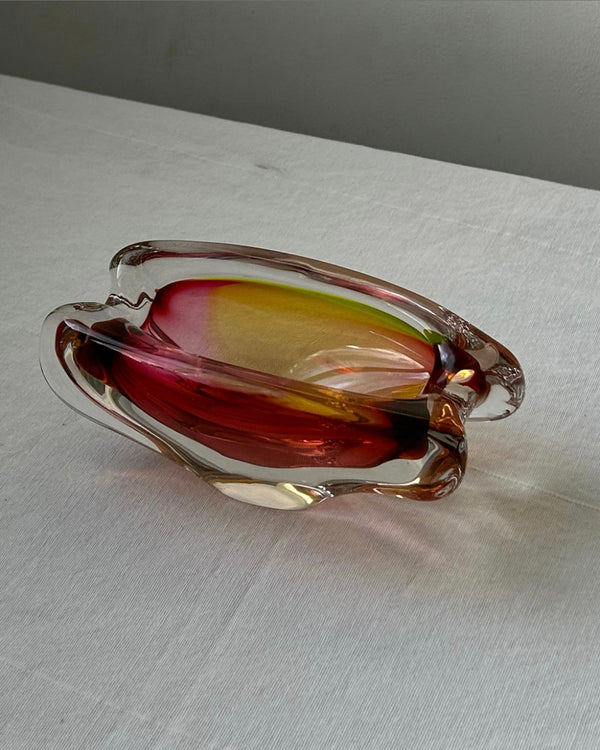 Rare Sommerso Art Glass Bowl by Josef Rozinek