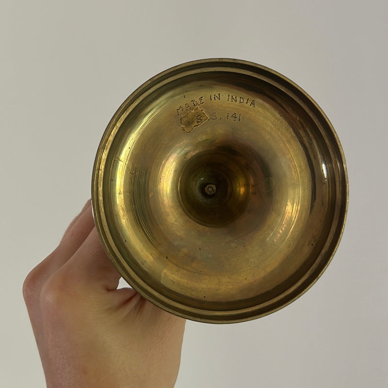 Pair of Brass Candleholders