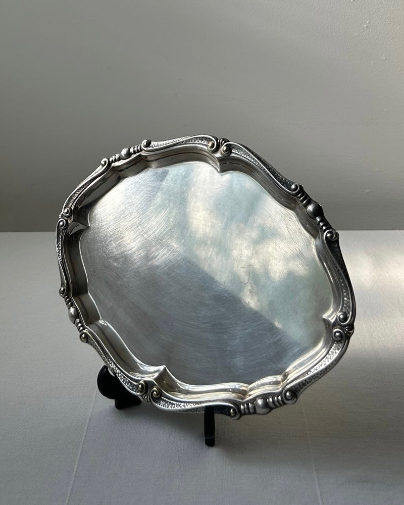 Silver Plated Ornate Tray (S)