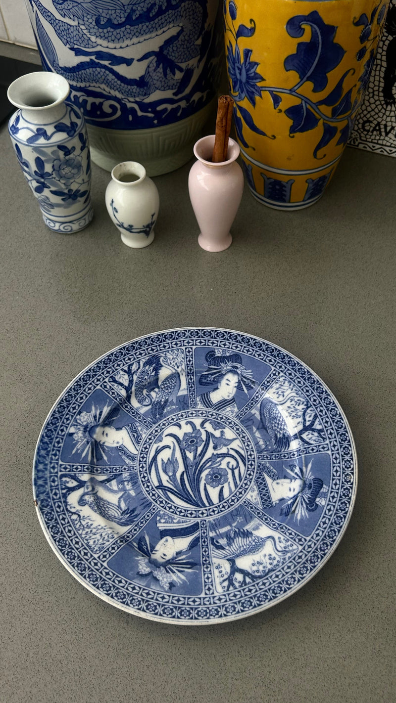 Antique “Nippon” Porcelain Plate, 1890s