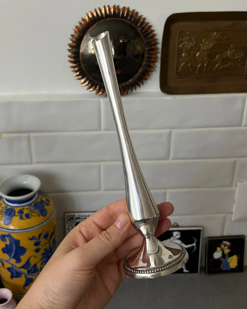 Silver Plated Bud Vase