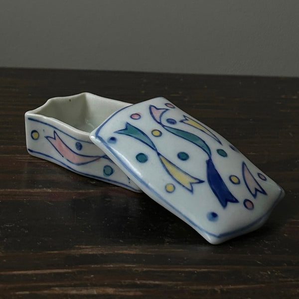 Hand Painted Porcelain Box