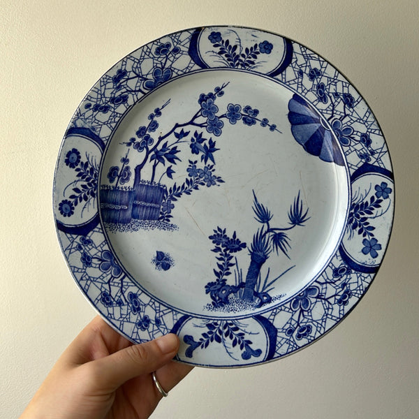 Rare Creil Montereau Antique Plate, 1876