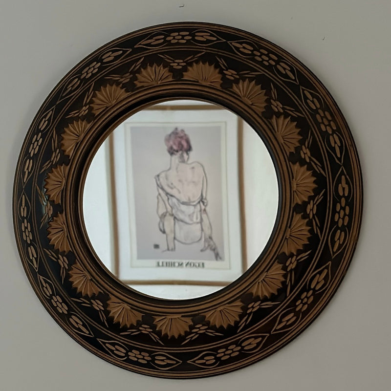 Hand Carved Wall Mirror