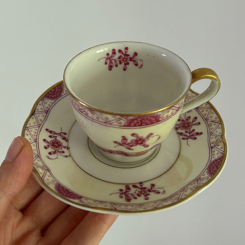 Rare Haviland Limoges Espresso Cup & Saucer