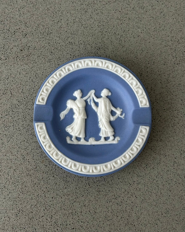 Small Bisque Porcelain Ashtray
