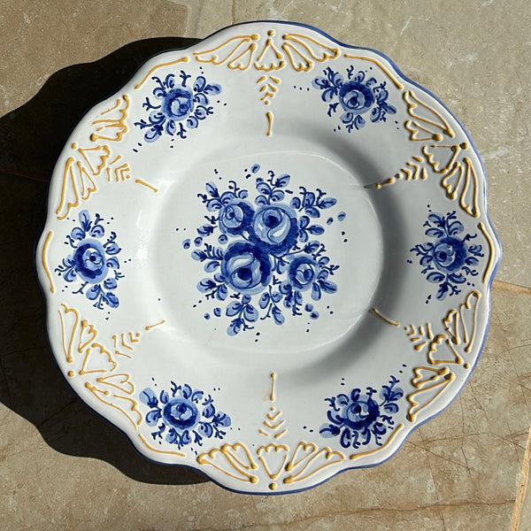Hand Painted Deruta Ceramic Wall Plate