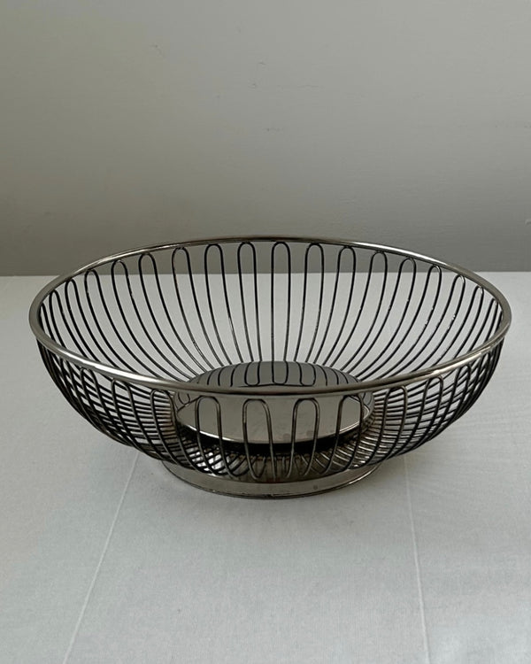 Silver Plated Bread Basket/Fruit Bowl (L)