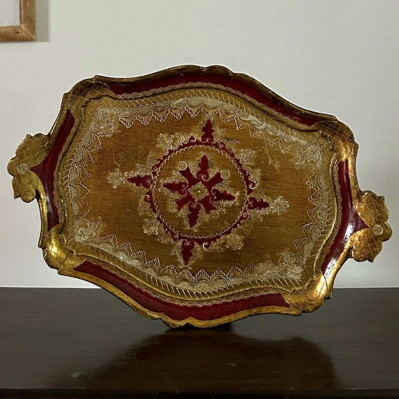 Large Papier-mâché Italian Tray (Florentine Tray)