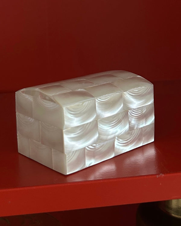 Mother of Pearl Inlaid Jewelry Box