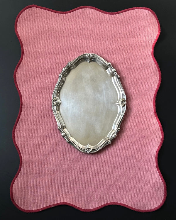 Silver Plated Ornate Tray (S)