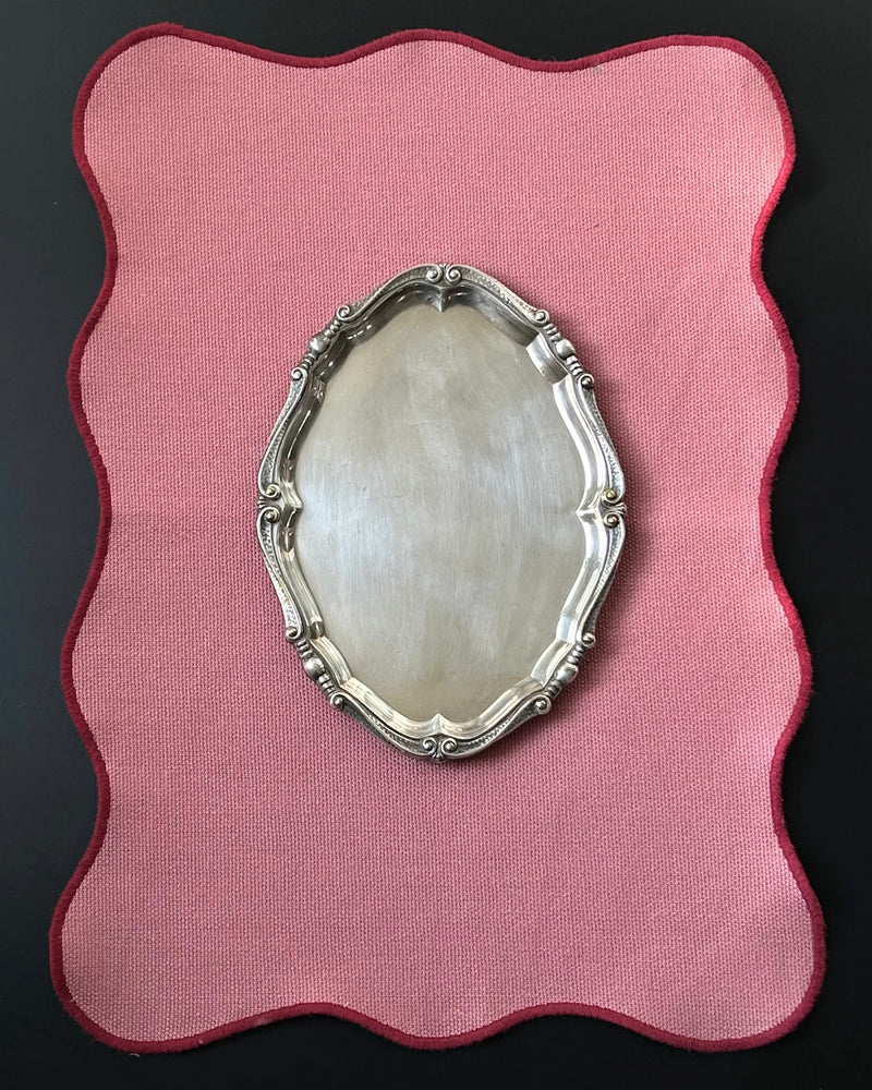 Silver Plated Ornate Tray (S)