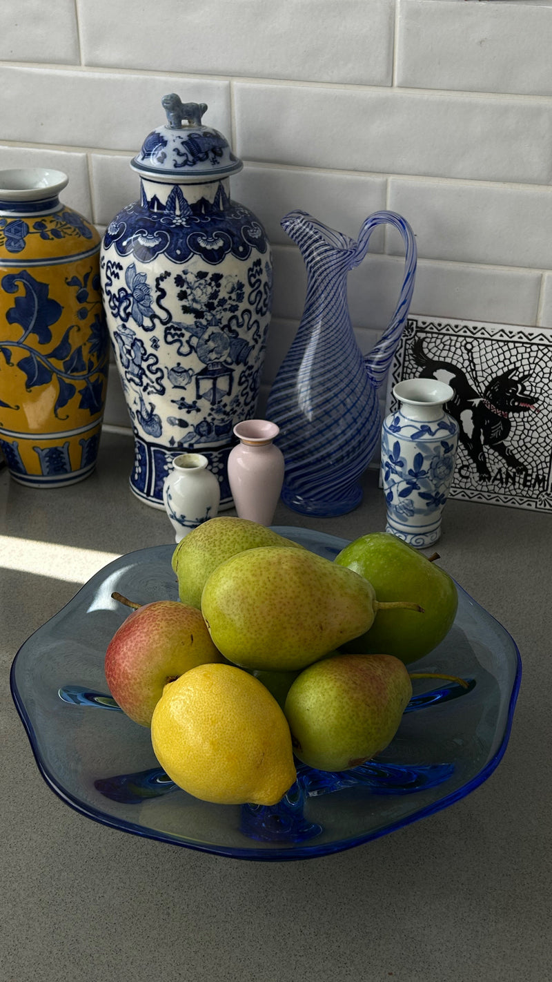 Large Art Glass Bowl