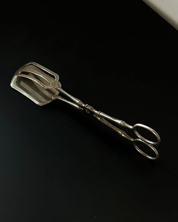 Silver Plated Pastry Tongs