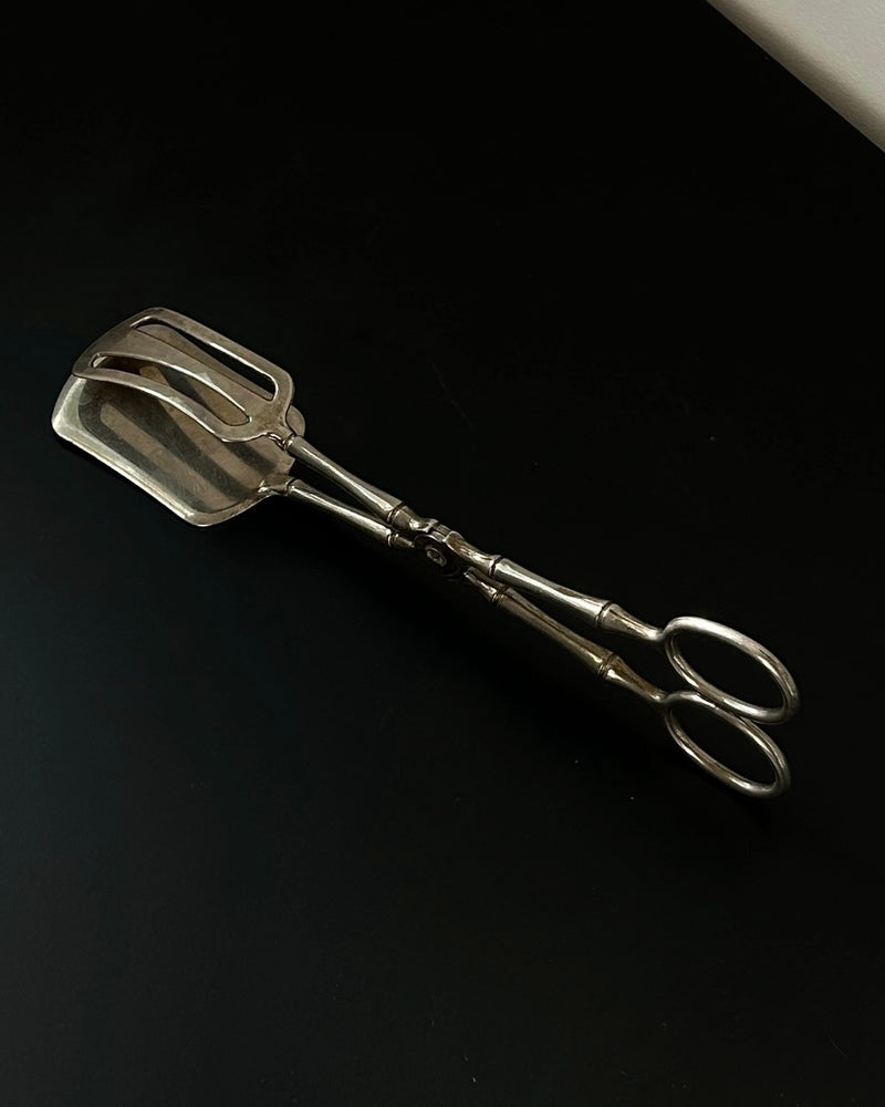 Silver Plated Pastry Tongs