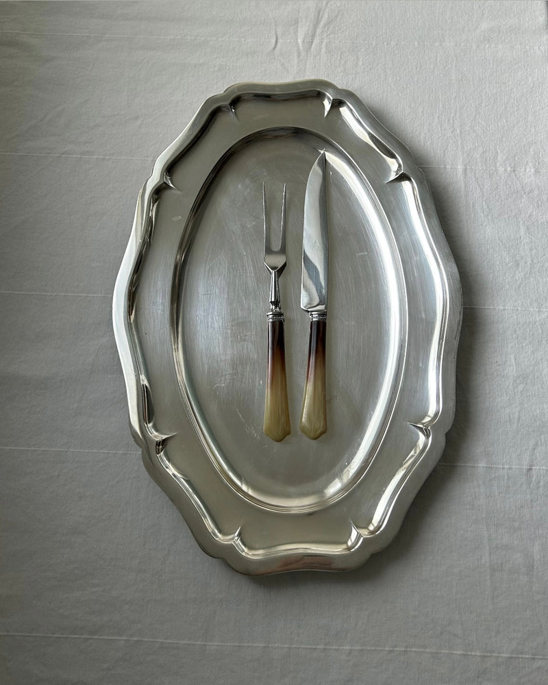 French Carving Set for Meat with Bakelite Handles