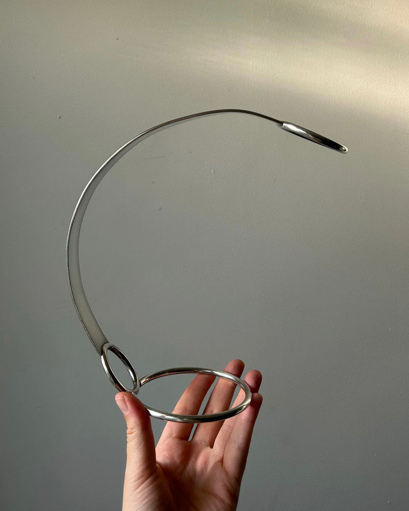 Modernist Silver Plated Wine Bottle Holder