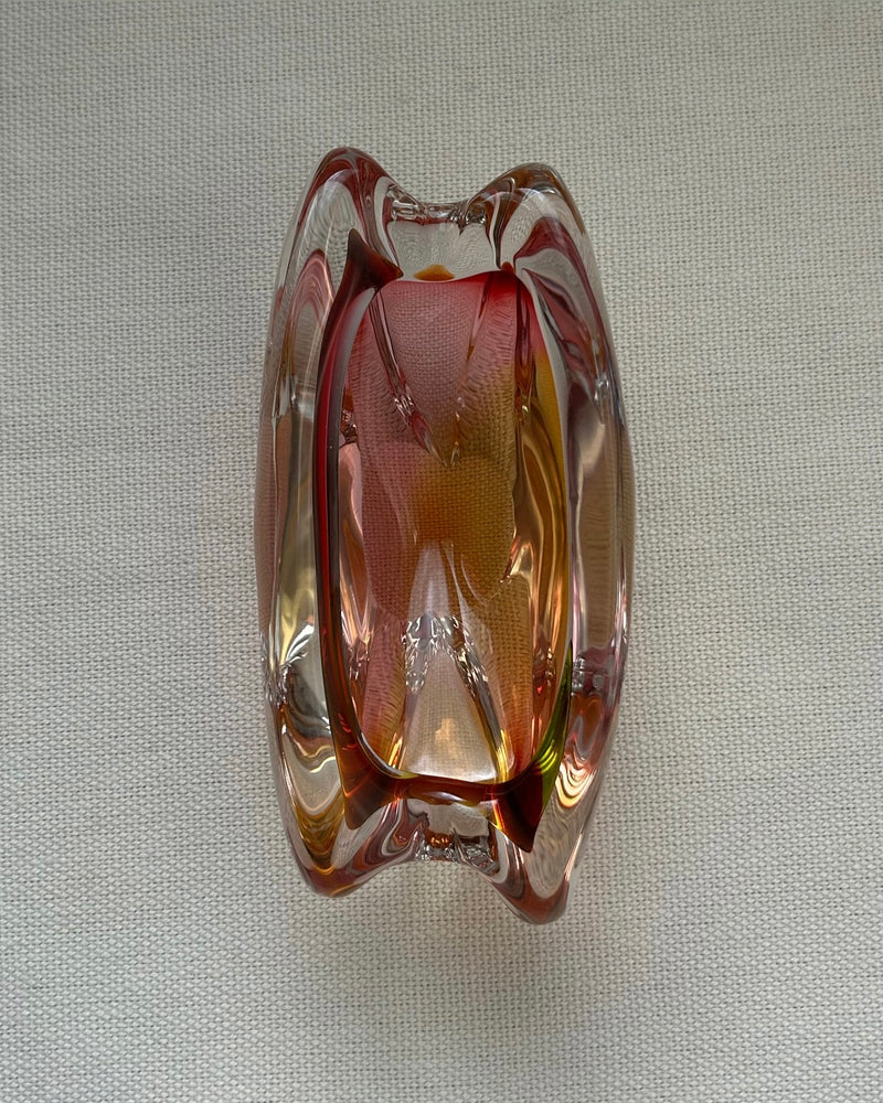 Rare Sommerso Art Glass Bowl by Josef Rozinek