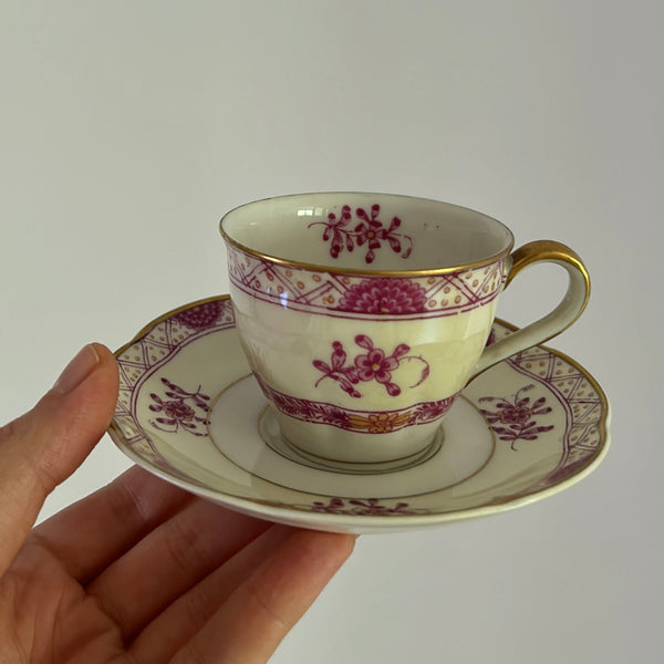 Rare Haviland Limoges Espresso Cup & Saucer