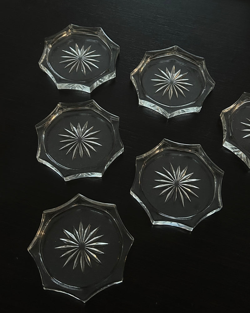 Mid-Century Glass Coasters