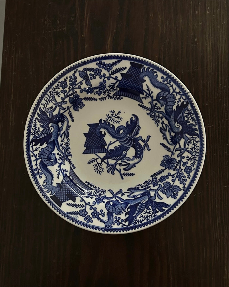 Petrus Regout Maastricht “Dragon” Blue & White Plate